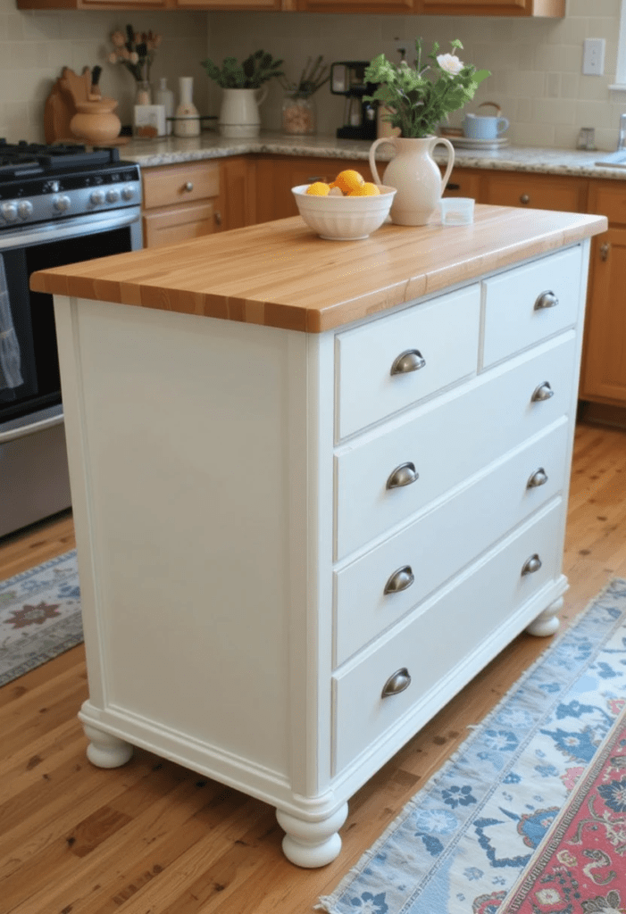 DIY small kitchen island