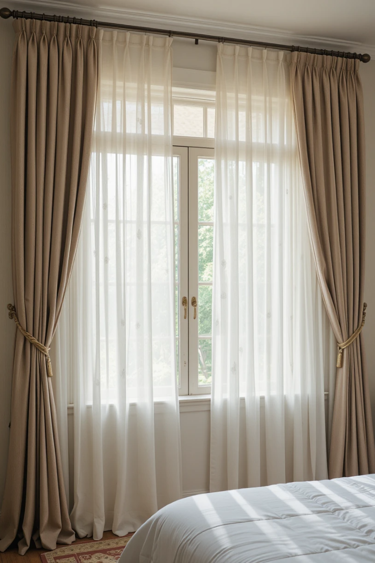 18 Elegant Bedroom Curtain Ideas for a Polished Look - Cozy Corner at Home