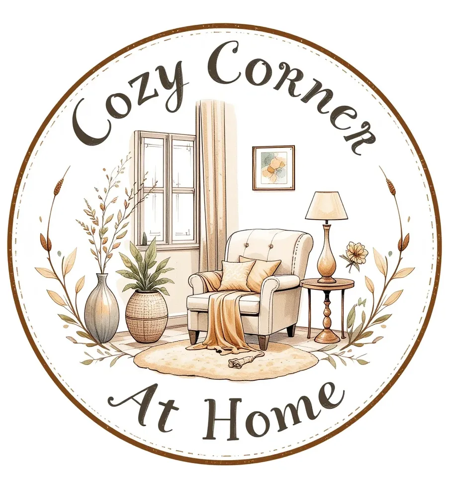 Cozy corner at home logo for home decor