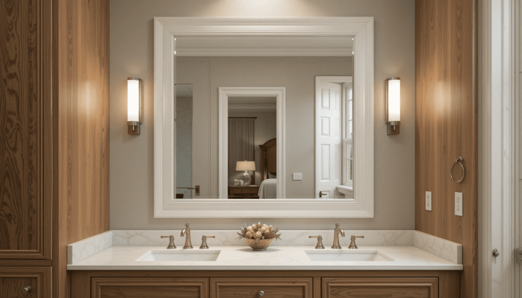 DIY Bathroom mirror ideas