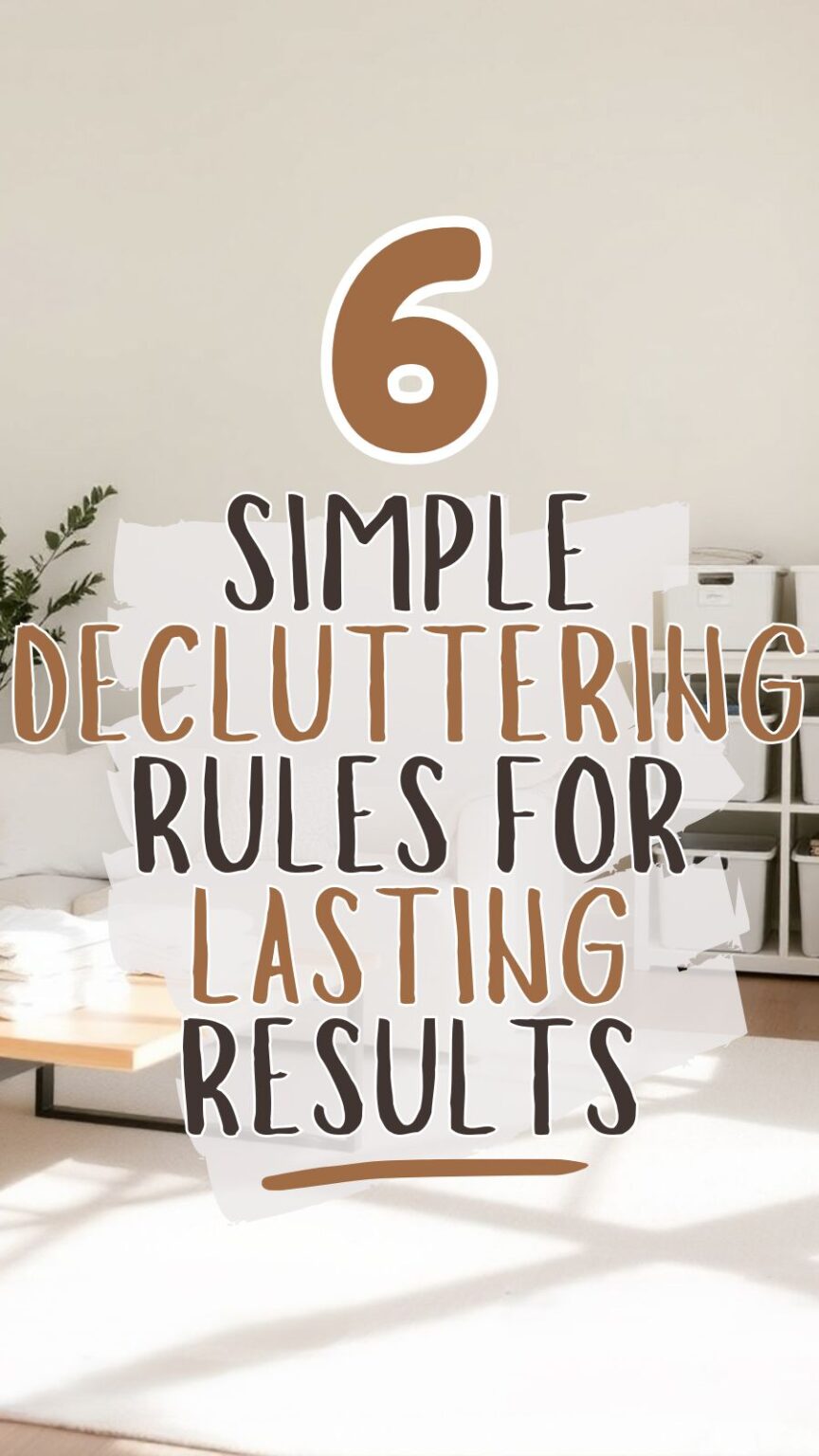 Curated visual reference: Simple Decluttering Systems Reference: 6 Simple Decluttering Rules To Create Lasting Results
